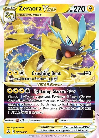 #265 Sword & Shield Promos- Zeraora Vstar
