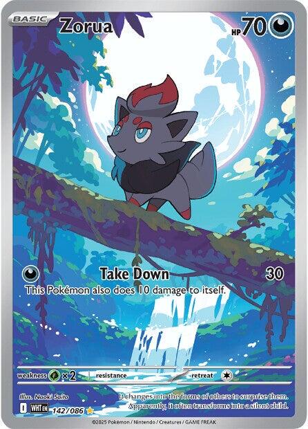 #142 White Flare- Zorua